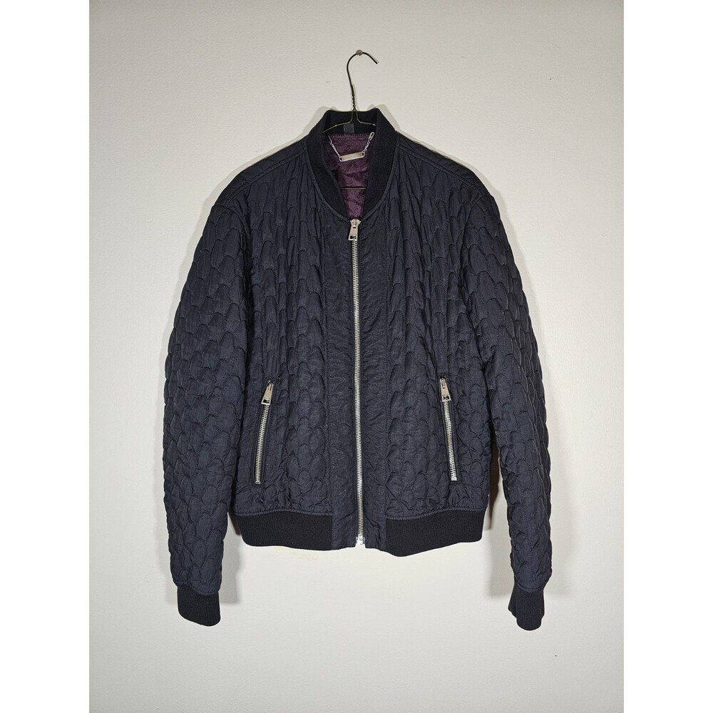 JUST CAVALLI Bomber Jacket Size 52 Made In Italy Medium Torn Lining READ SEE PIC